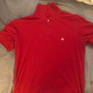 Brooks brother red slim fit polo